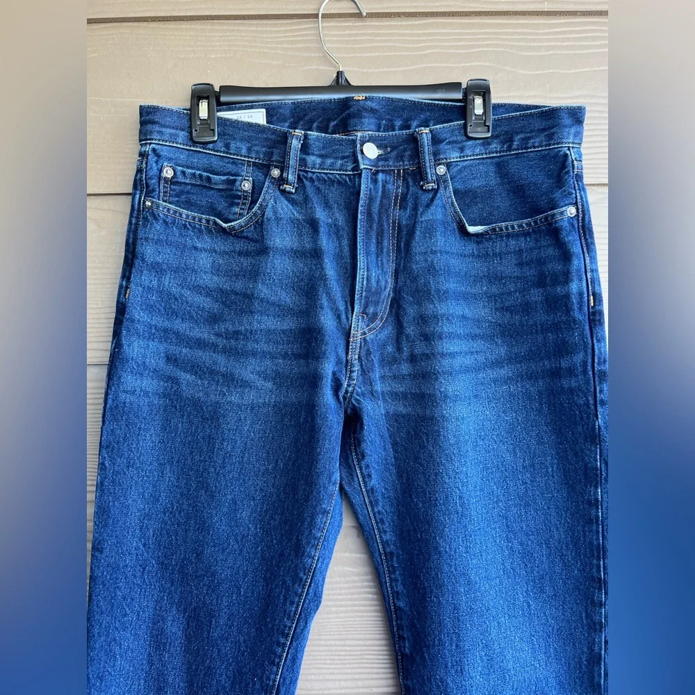 Gap Dark Wash Denim Boot Cut‎ Blue Jeans Men’s Sz 33x34 EUC